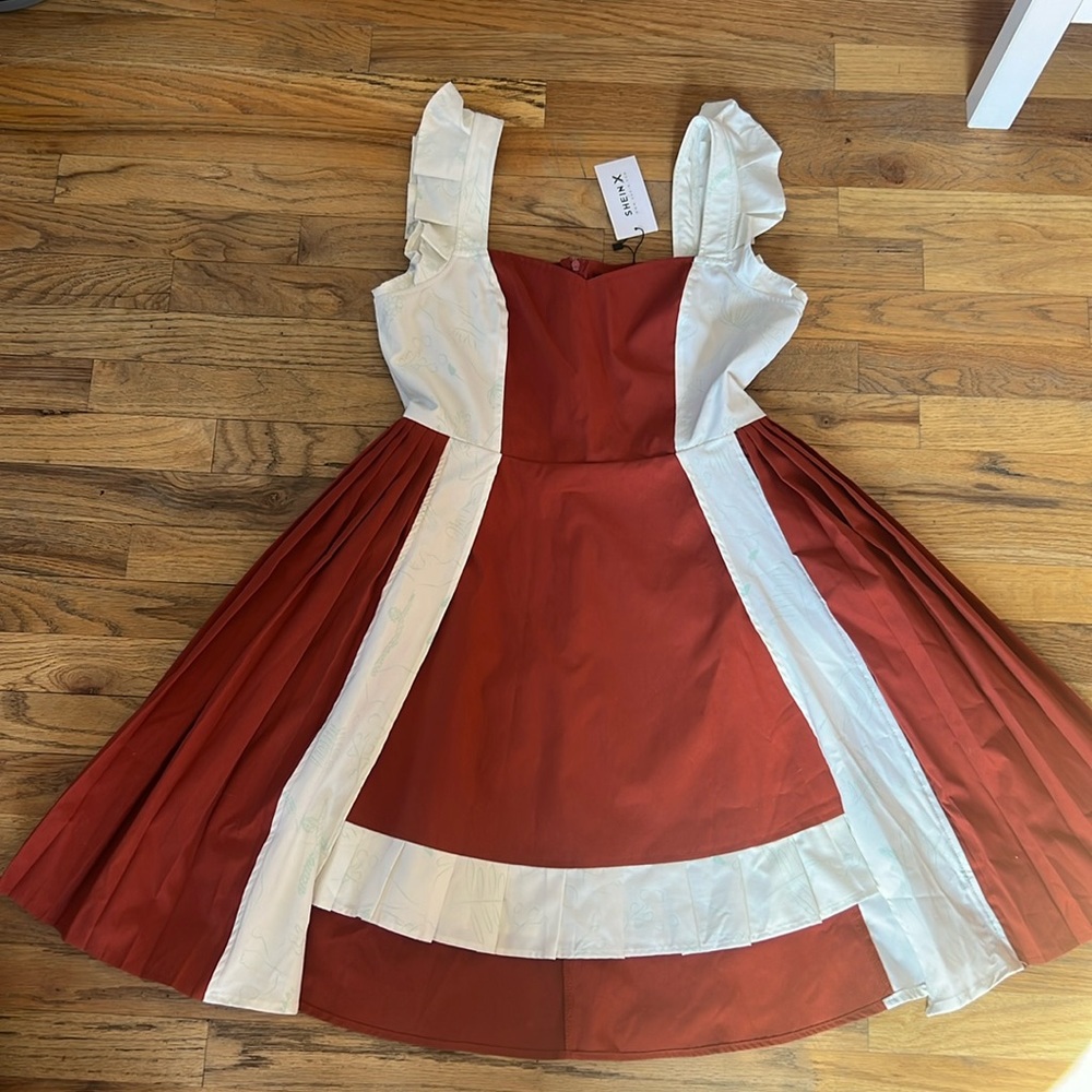 Pleated SHEIN X dress